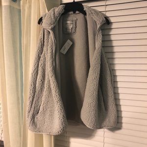 Gray Sherpa Vest